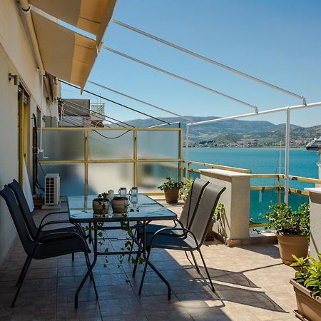 沃洛斯Cozy Seaside Penthouse With Sea & Mountain View.公寓 外观 照片