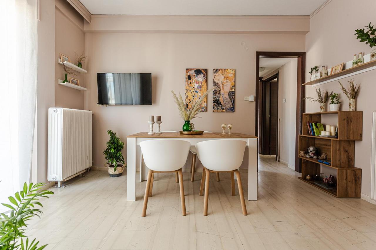 沃洛斯Cozy Seaside Penthouse With Sea & Mountain View.公寓 外观 照片