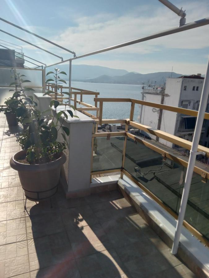 沃洛斯Cozy Seaside Penthouse With Sea & Mountain View.公寓 外观 照片